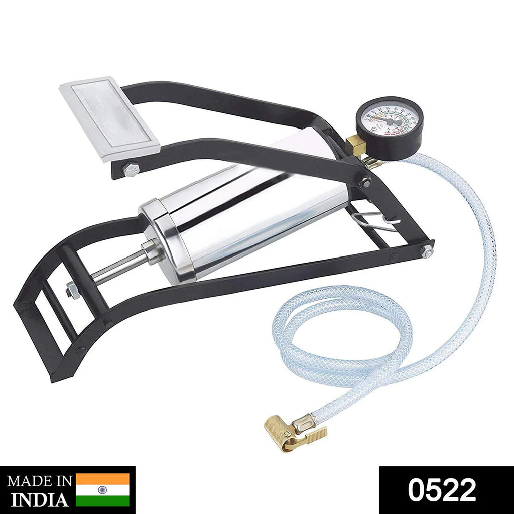 Heavy Duty Steel Foot Pump for Bike, Car, Cycle & More Vehicles