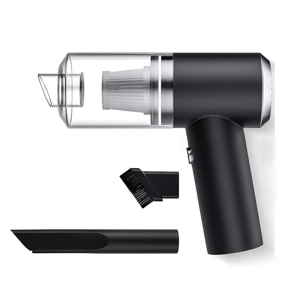 2 in 1 Wireless Vacuum Cleaner – 120W Handheld USB Rechargeable for Home & Car