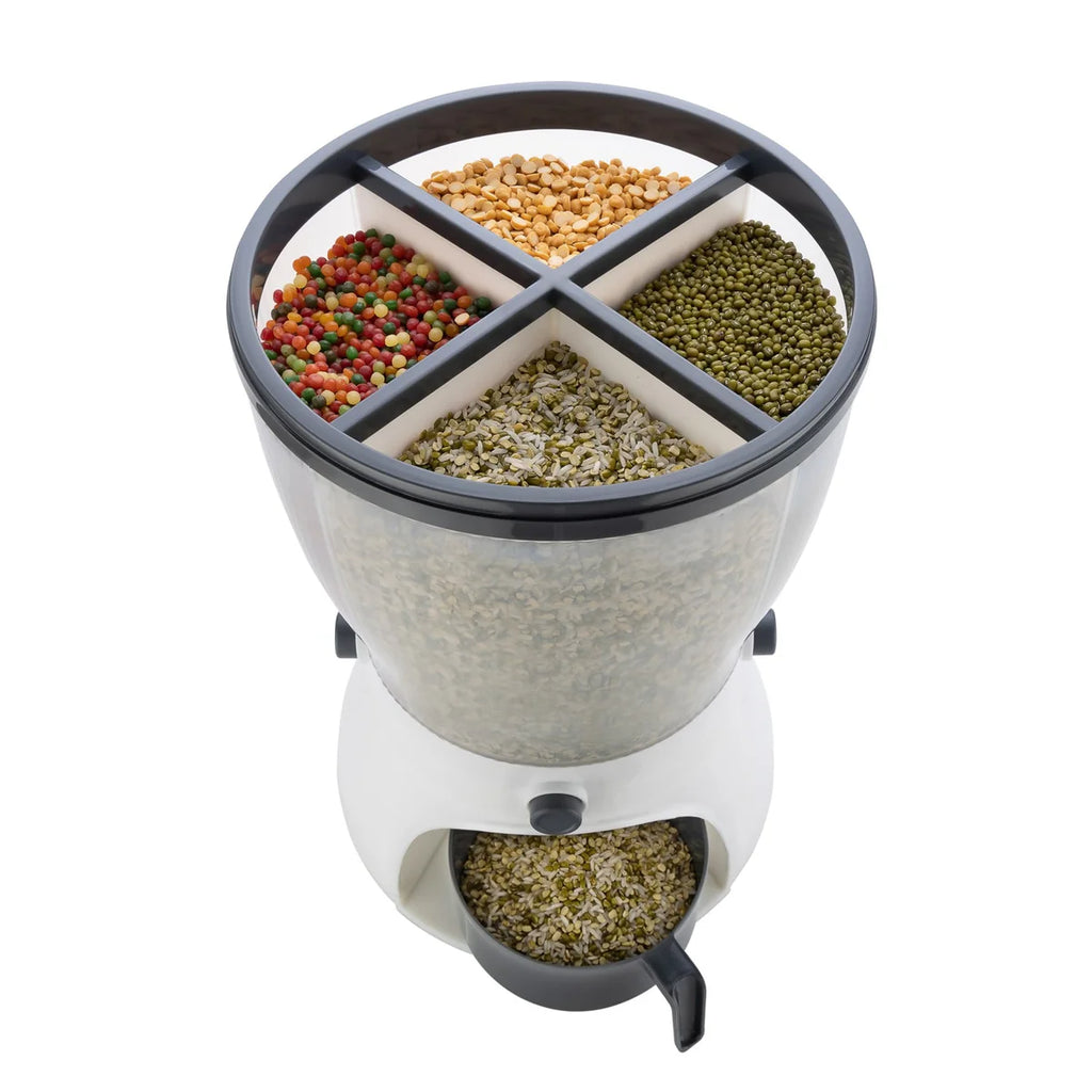 4-in-1 10L Rice & Grain Storage Dispenser