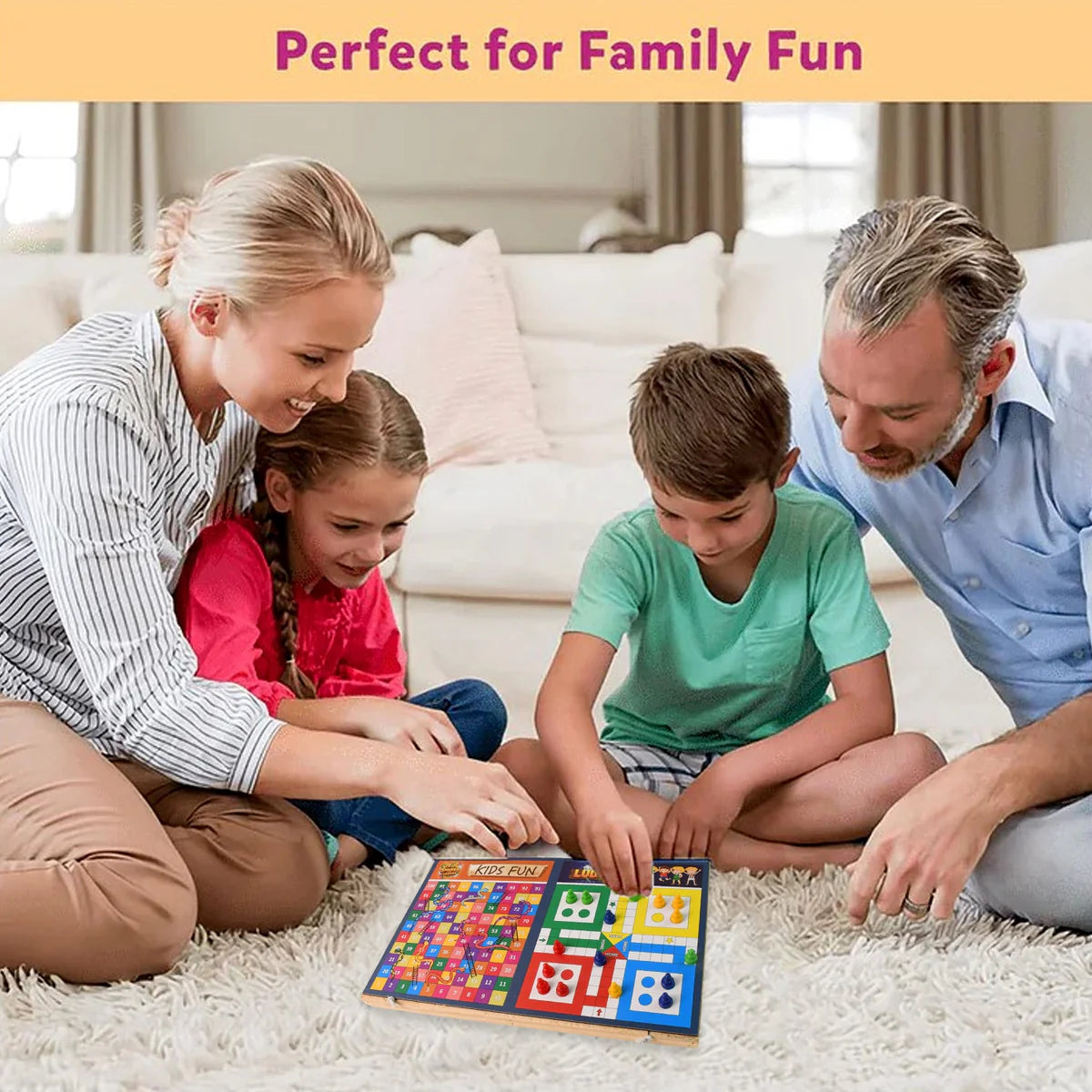 Wooden Board Game Set – Ludo, Snakes & Ladders, and Desktop Football